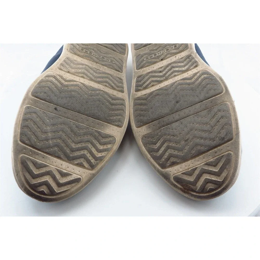 Skechers Fashion‎ Sneakers Blue Fabric Men Shoes Size 11 Medium